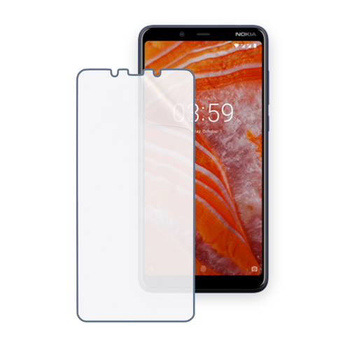 NOKIA 3.1 Plus Uyumlu Ön Yüzey Nano Şeffaf Hidrojel Ekran Koruyucu