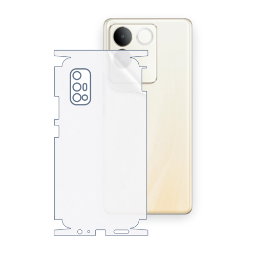 VIVO V17 Uyumlu Fullbody Arka Kaplama Hidrojel Koruyucu Film