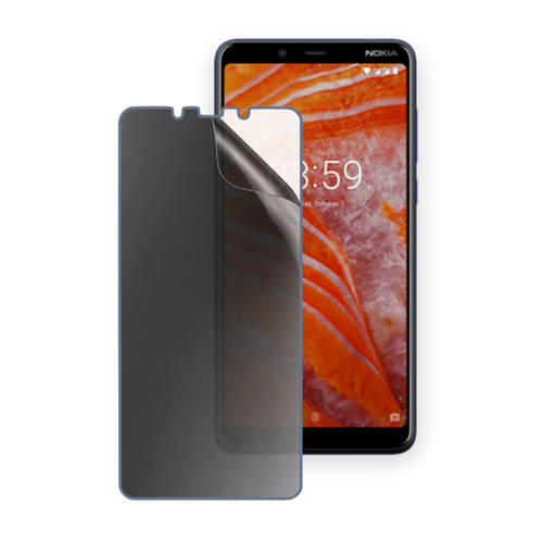 NOKIA 3.1 Plus Uyumlu Ön Yüzey Hayalet Privacy Hidrojel Ekran Koruyucu