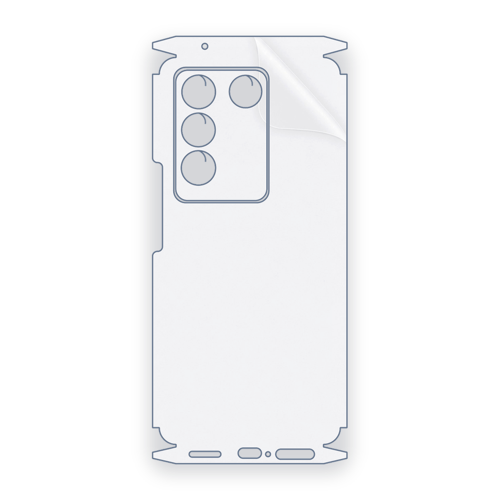 VIVO V27 Pro Uyumlu Fullbody Arka Kaplama Hidrojel Koruyucu Film
