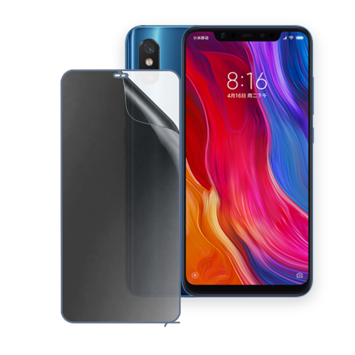 Xiaomi Mi 8 Uyumlu Ön Yüzey Hayalet Privacy Hidrojel Ekran Koruyucu