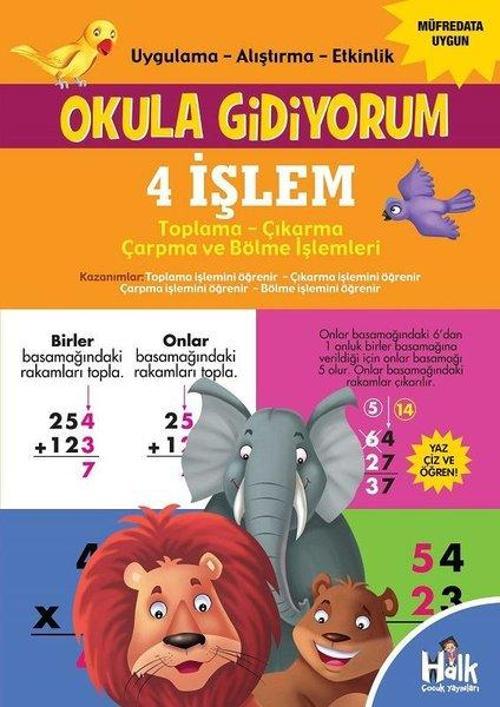 4 İşlem - Okula Gidiyorum