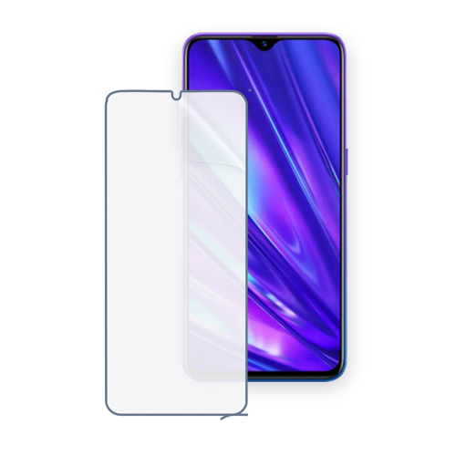 Realme 5 Uyumlu Ön Yüzey Nano Şeffaf Hidrojel Ekran Koruyucu
