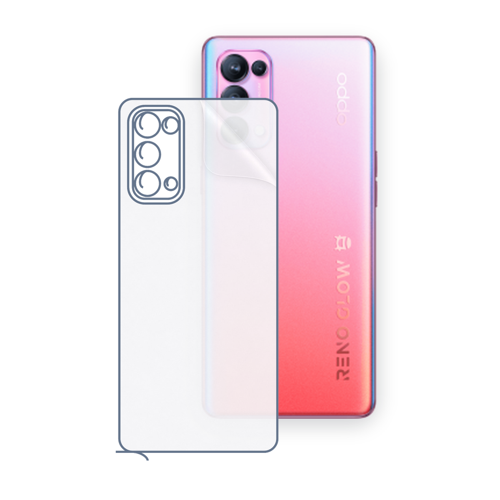 OPPO Reno 5 Pro Uyumlu Arka Yüzey Hidrojel Koruyucu Film