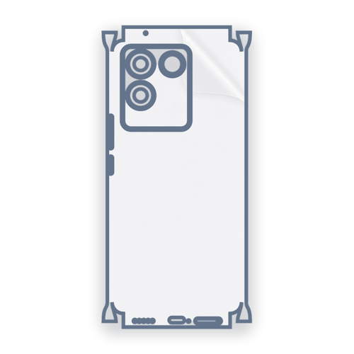 VIVO iQOO Z7 Pro Uyumlu Fullbody Arka Kaplama Hidrojel Koruyucu Film