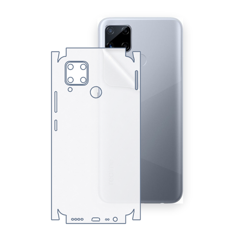 Realme C15 Uyumlu Fullbody Arka Kaplama Hidrojel Koruyucu Film