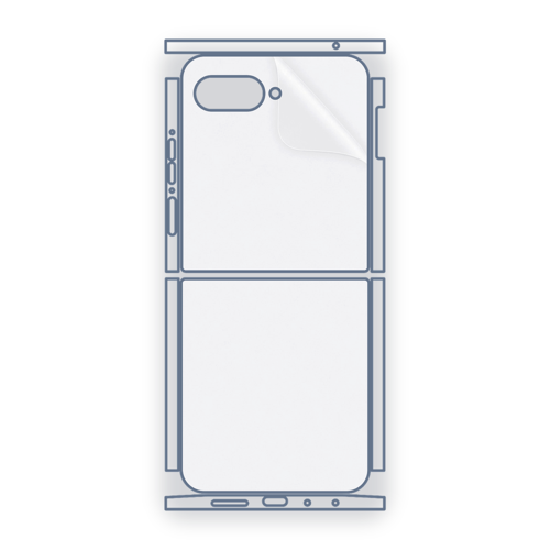 MOTOROLA Razr 50 Ultra Uyumlu Fullbody Arka Kaplama Hidrojel Koruyucu Film
