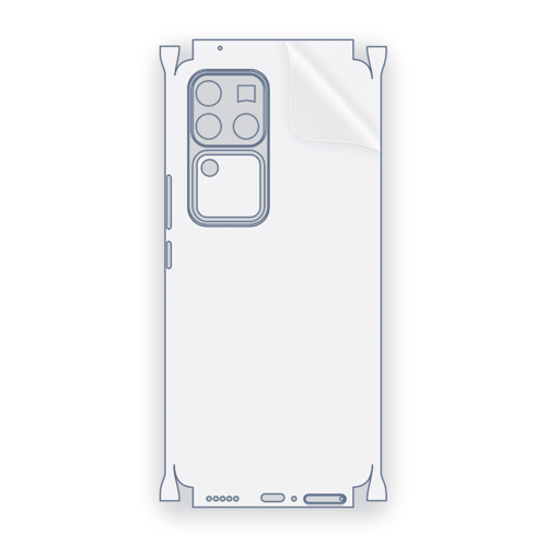 VIVO V30 Pro Uyumlu Fullbody Arka Kaplama Hidrojel Koruyucu Film