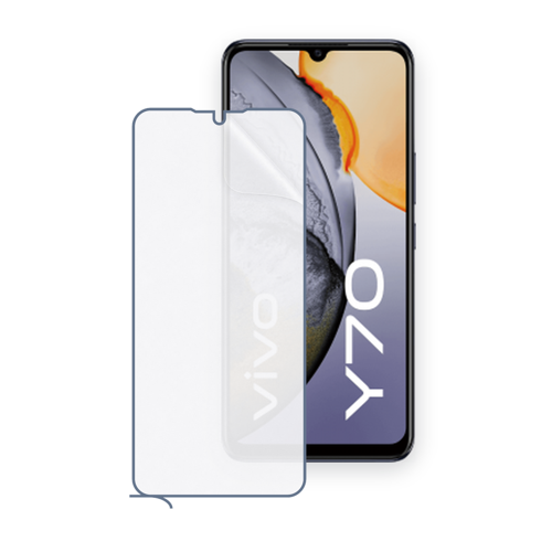 VIVO Y70 Uyumlu Ön Yüzey Nano Şeffaf Hidrojel Ekran Koruyucu