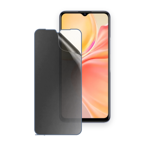 VIVO Y75 4G (India) Uyumlu Ön Yüzey Hayalet Privacy Hidrojel Ekran Koruyucu