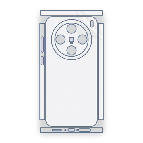 VIVO X200 Pro mini Uyumlu Fullbody Arka Kaplama Hidrojel Koruyucu Film
