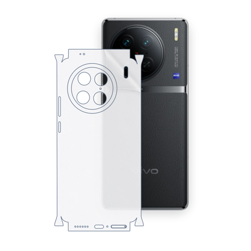 VIVO X90 Pro Uyumlu Fullbody Arka Kaplama Hidrojel Koruyucu Film