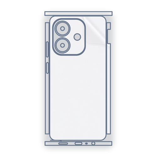 OPPO A3x (A5i) Uyumlu Fullbody Arka Kaplama Hidrojel Koruyucu Film