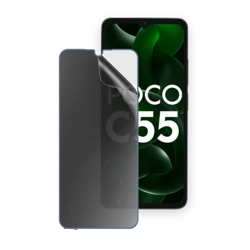 POCO Poco C55 Uyumlu Ön Yüzey Hayalet Privacy Hidrojel Ekran Koruyucu