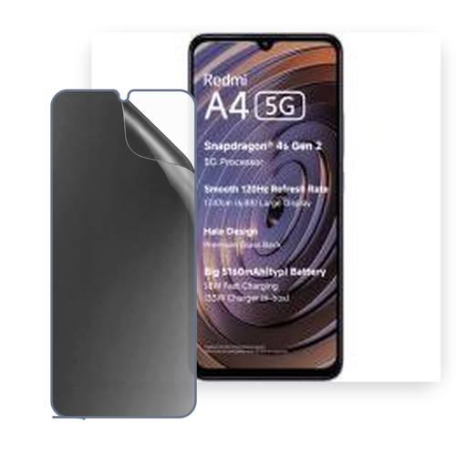 Redmi A5 4G Uyumlu Ön Yüzey Hayalet Privacy Hidrojel Ekran Koruyucu