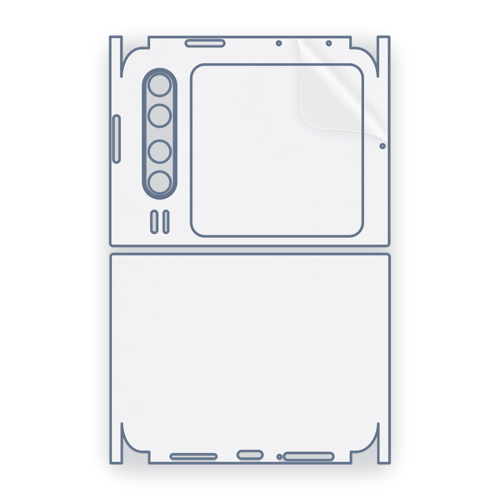 HUAWEI Pura X Uyumlu Fullbody Arka Kaplama Hidrojel Koruyucu Film