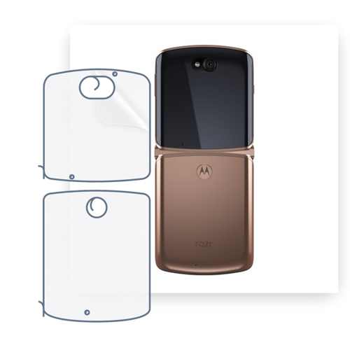 MOTOROLA Razr 5G 2020 Uyumlu Arka Yüzey Hidrojel Koruyucu Film