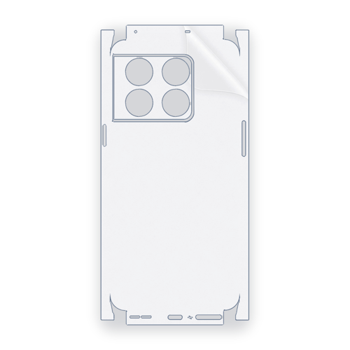 OnePlus 10T 5G Uyumlu Fullbody Arka Kaplama Hidrojel Koruyucu Film