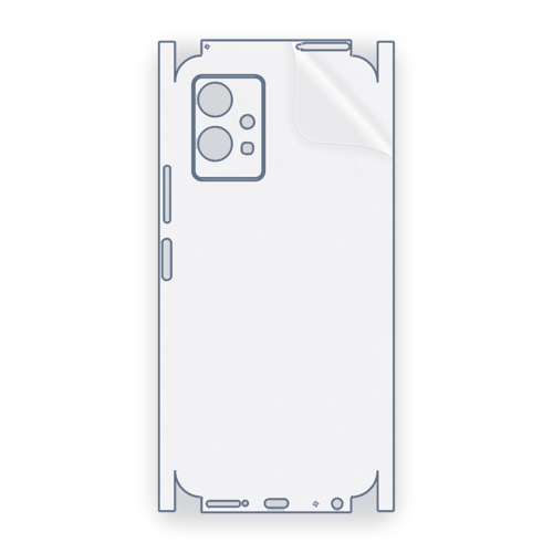 VIVO T1 5G Uyumlu Fullbody Arka Kaplama Hidrojel Koruyucu Film