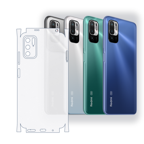 Redmi Note 10T Uyumlu Fullbody Arka Kaplama Hidrojel Koruyucu Film