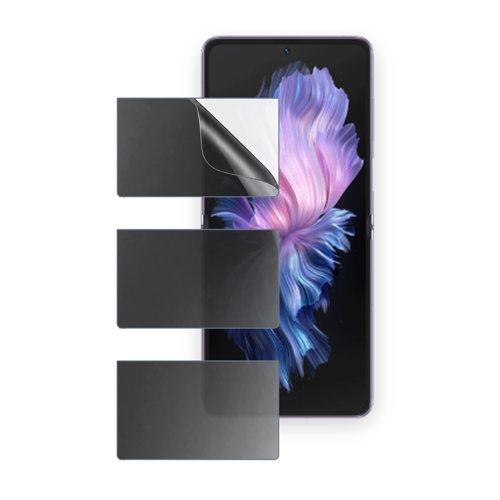 VIVO X Flip Uyumlu Dış Ekran Hayalet Privacy Hidrojel Ekran Koruyucu
