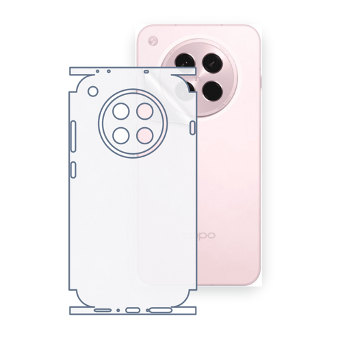OPPO Find X8s Uyumlu Fullbody Arka Kaplama Hidrojel Koruyucu Film
