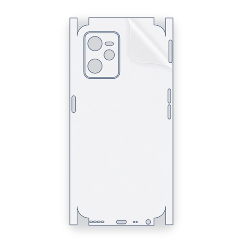 Realme Narzo 50A Prime Uyumlu Fullbody Arka Kaplama Hidrojel Koruyucu Film