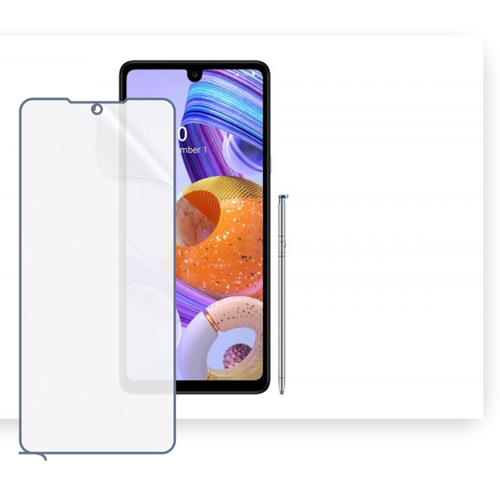 LG K71 Uyumlu Ön Yüzey Nano Şeffaf Hidrojel Ekran Koruyucu