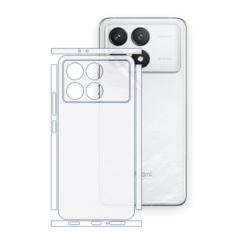 Redmi K70 Pro Uyumlu Fullbody Arka Kaplama Hidrojel Koruyucu Film