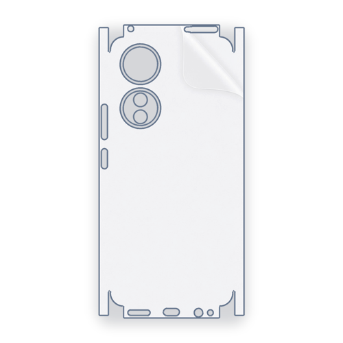 VIVO T2 (India) Uyumlu Fullbody Arka Kaplama Hidrojel Koruyucu Film