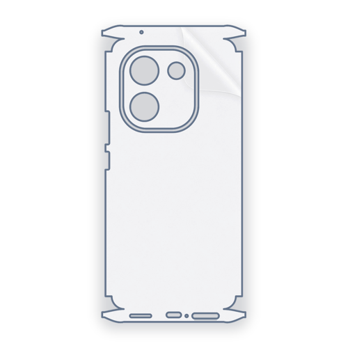 VIVO iQOO Z9s Pro Uyumlu Fullbody Arka Kaplama Hidrojel Koruyucu Film