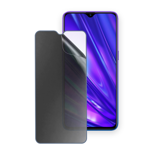 Realme Q Uyumlu Ön Yüzey Hayalet Privacy Hidrojel Ekran Koruyucu