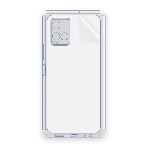 VIVO Y21a Uyumlu Fullbody Arka Kaplama Hidrojel Koruyucu Film