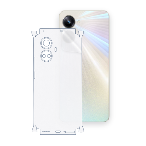 Realme 10 Pro+ Uyumlu Fullbody Arka Kaplama Hidrojel Koruyucu Film