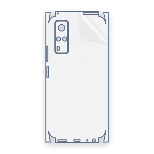VIVO Y51 A Uyumlu Fullbody Arka Kaplama Hidrojel Koruyucu Film