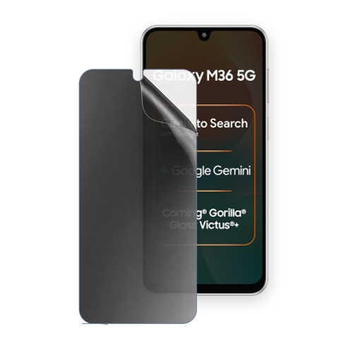 SAMSUNG Galaxy M36 5G Uyumlu Ön Yüzey Hayalet Privacy Hidrojel Ekran Koruyucu