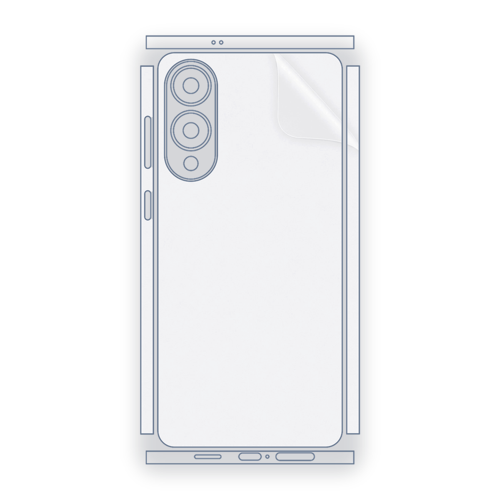 SAMSUNG Galaxy S25 Edge Uyumlu Fullbody Arka Kaplama Hidrojel Koruyucu Film
