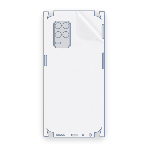 Realme Narzo 30 5G Uyumlu Fullbody Arka Kaplama Hidrojel Koruyucu Film