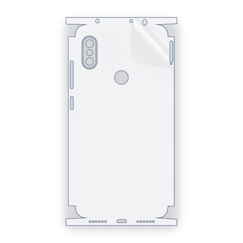 Redmi Note 6 Pro Uyumlu Fullbody Arka Kaplama Hidrojel Koruyucu Film