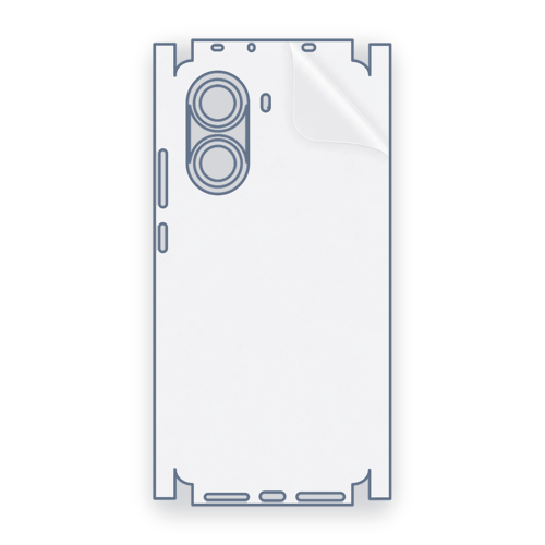 Redmi Turbo 4 Uyumlu Fullbody Arka Kaplama Hidrojel Koruyucu Film