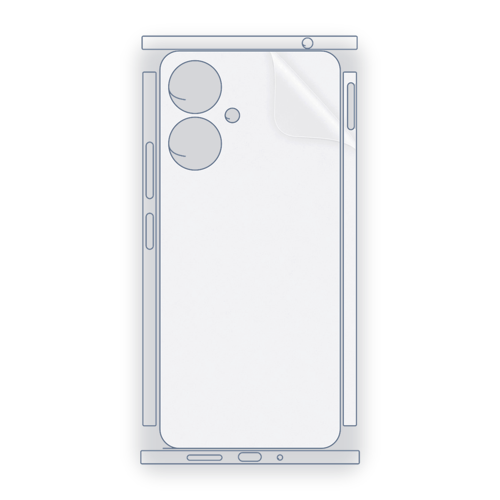 Redmi 13R 5G Uyumlu Fullbody Arka Kaplama Hidrojel Koruyucu Film