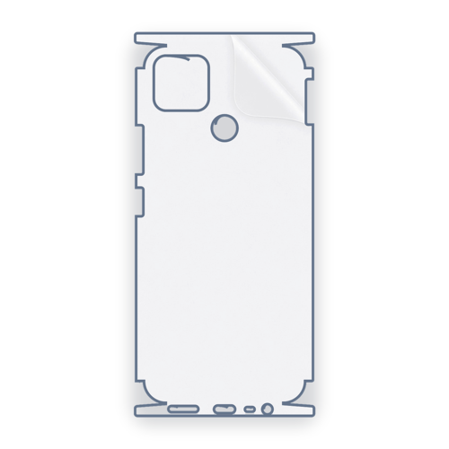 Realme C25S Uyumlu Fullbody Arka Kaplama Hidrojel Koruyucu Film