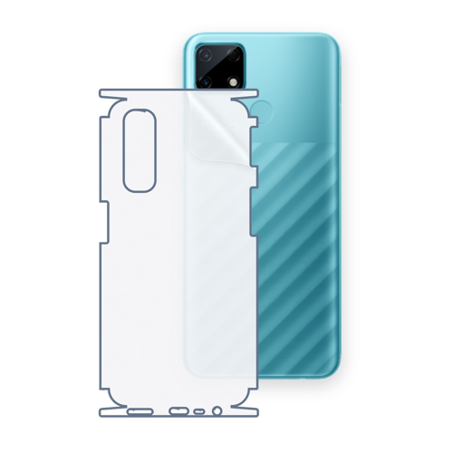 Realme Narzo 30 Uyumlu Fullbody Arka Kaplama Hidrojel Koruyucu Film