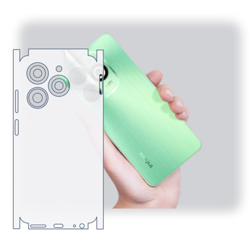 Infinix Smart 8/X6525 Uyumlu Fullbody Arka Kaplama Hidrojel Koruyucu Film