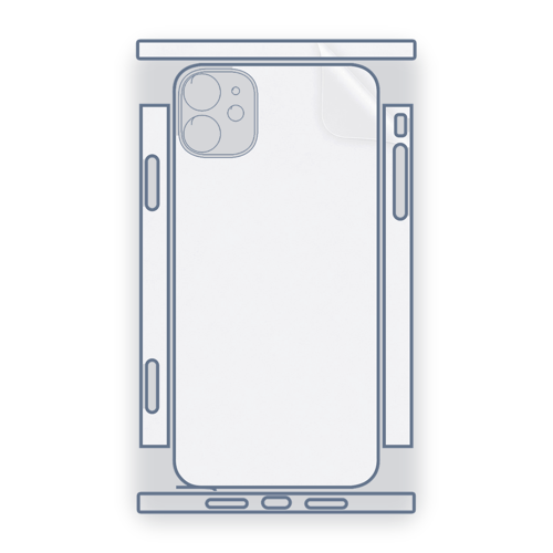 Apple iPhone 11 Uyumlu Fullbody Arka Kaplama Hidrojel Koruyucu Film