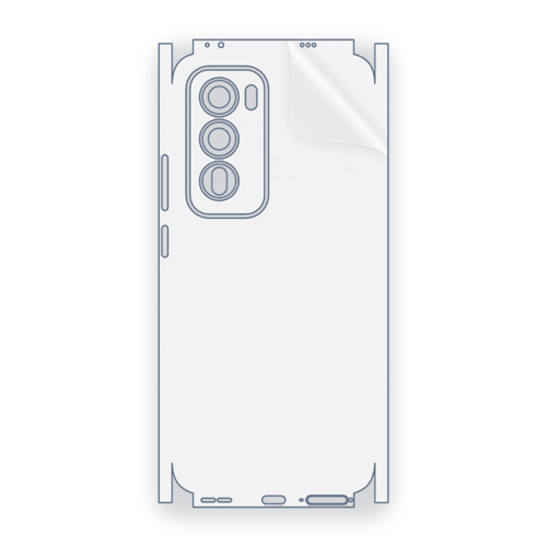 OPPO Reno12 Uyumlu Fullbody Arka Kaplama Hidrojel Koruyucu Film