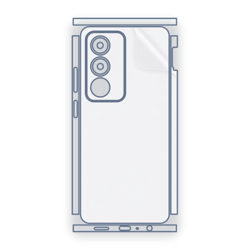 OPPO A80 5G Uyumlu Fullbody Arka Kaplama Hidrojel Koruyucu Film