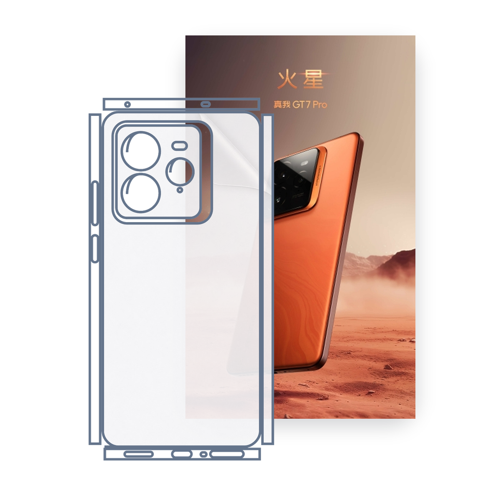 Realme GT7 Pro Uyumlu Fullbody Arka Kaplama Hidrojel Koruyucu Film