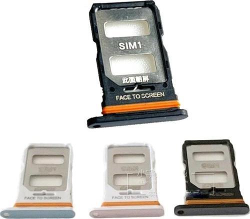 Xiaomi Mi 13 Lite Sim Kart Tepsisi Sim Tray - Gümüş