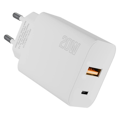 HY-XE46 Type USB-C 20W PD +USB QC 3.0 Hızlı Ev Şarj Adaptörü (KDO)
